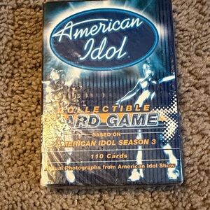 American Idol collectible card game season three unopened 2004